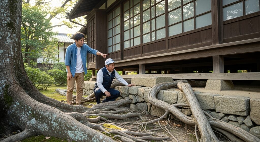 木の根が広がりすぎたら危険？建物への影響と対処法とは