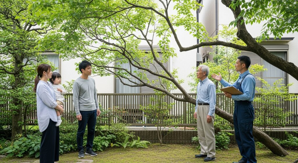 庭木が隣家に越境したらどうなる？トラブル回避の対応方法