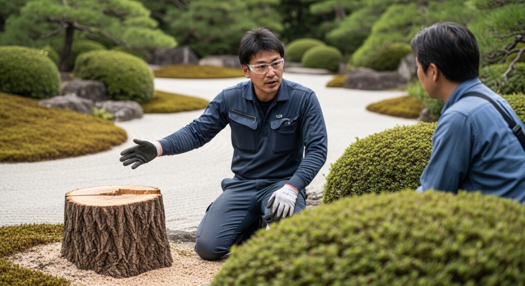 伐採後の切り株はどうする？放置すると起こる問題とは