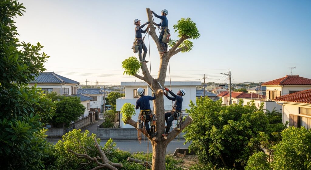 北谷町で高木剪定を依頼するべき？伐採せずに済む判断基準とは