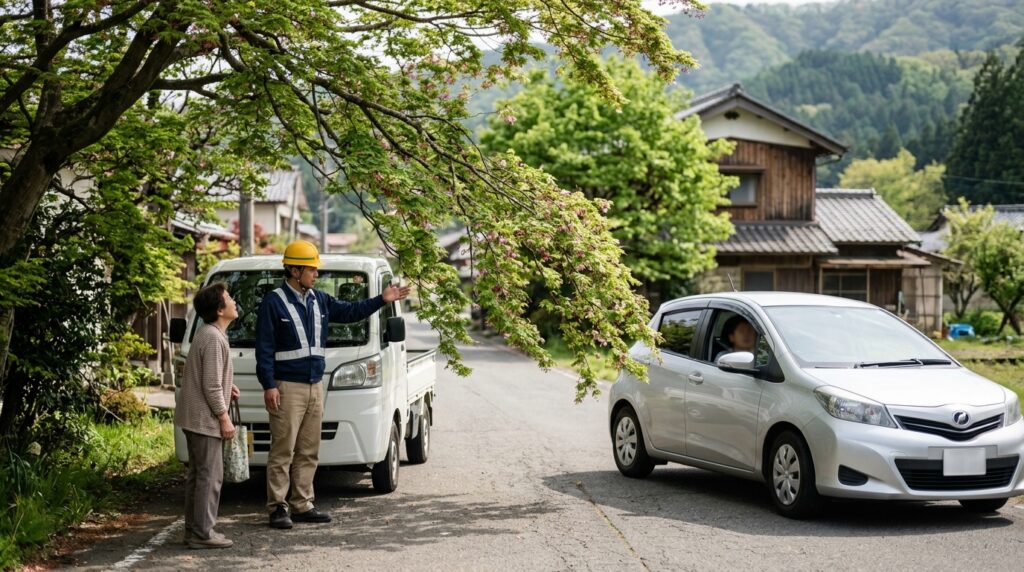 木の枝が道路にはみ出したらどうなる？対応方法を解説