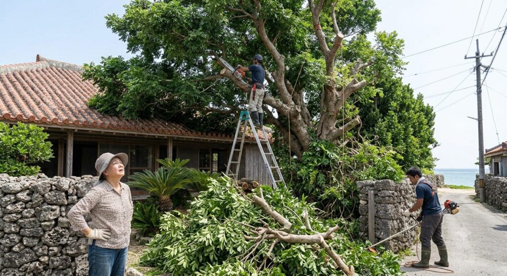 那覇市で高木伐採を頼むなら？狭い住宅地で後悔しない業者の選び方