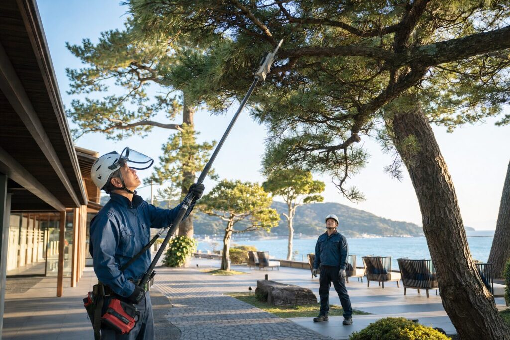 台風で枯れ・塩害を受けた木は伐採すべき？復活と枯死の見極めと対策